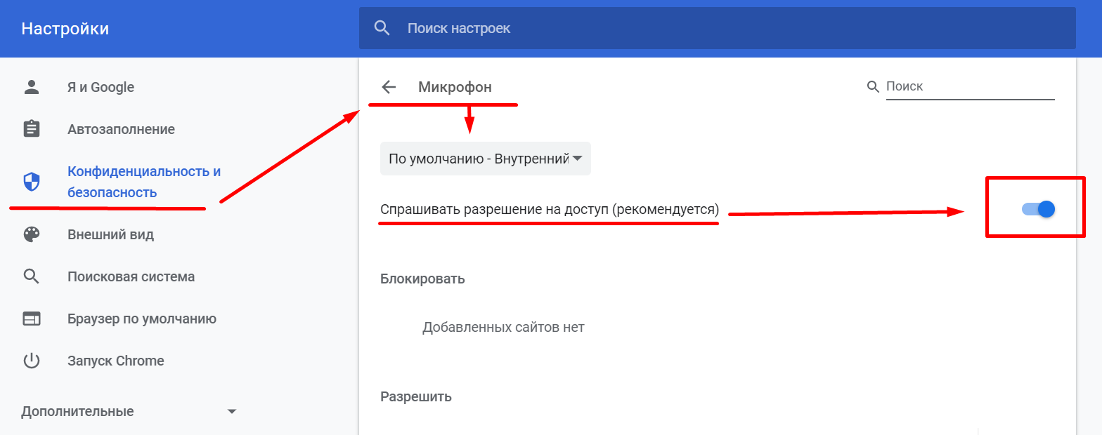 Микрофон не работает в браузере. Настройка микрофона в браузере. Как в хроме разрешить доступ к микрофону. Хром разрешение для микрофона. Как открыть доступ к микрофону в хроме.